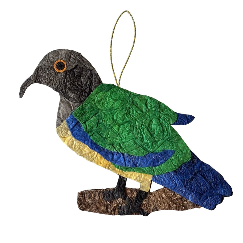 Madagascar Silk Bird Ornament - Sunbird