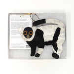 Black and White Ruffed Lemur Ornament