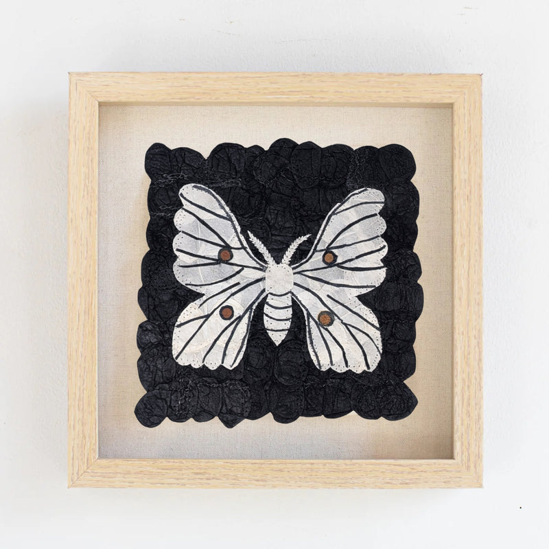 Mini Moth - Ceranchia on Black Mosaic
