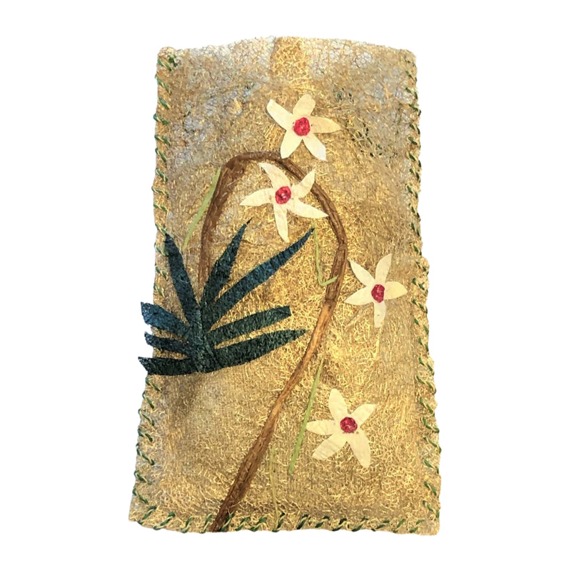 Madagaskar Zijden Mot Ornament - Wit