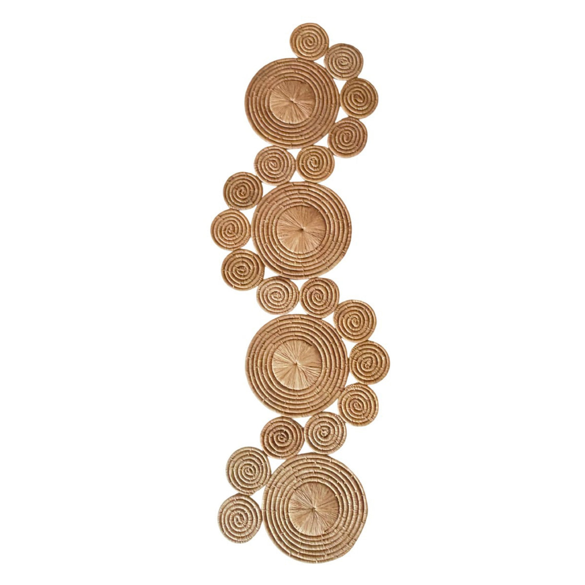 Coiled Raffia Wall Hanging / Table Runner