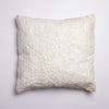 Ethically made fair trade 18"x18" handmade throw pillow, Madagascar mulberry silk home decor