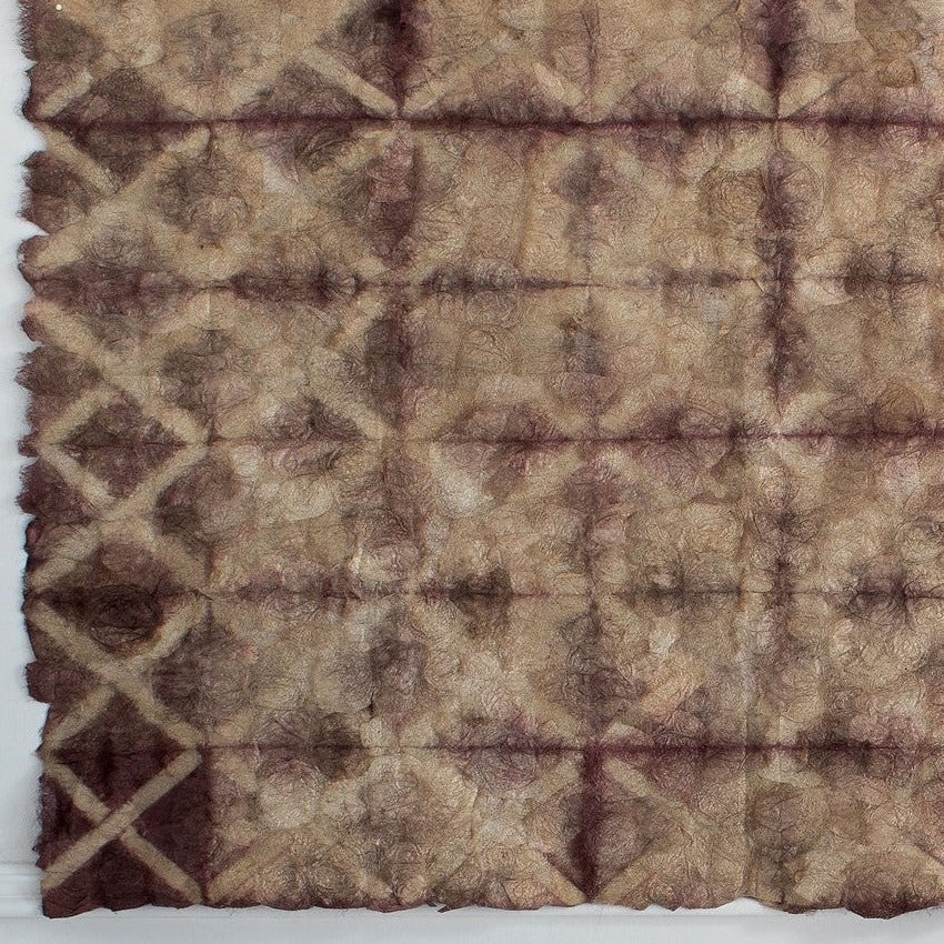 Burgundy wild silk wall hanging headboard artwork merlot rose brown handmade fair trade ethically made Madagascar silk wall art wall hanging wall decor tapestry