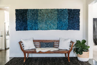 Wild Silk Color Field Wall Hanging - Indigo